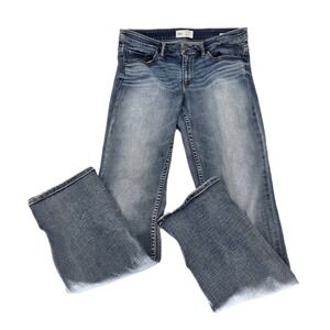 BKE Buckle PAYTON Jeans Women 32X32 Blue Denim Pants Mid Distressed Back Pocket